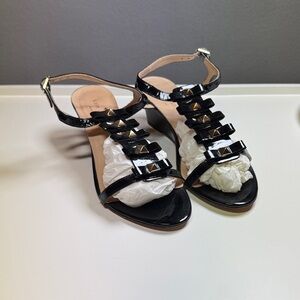 Kate Spade Black Patent Leather Sandals